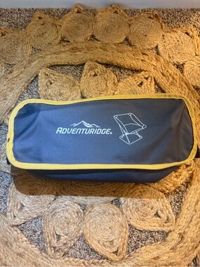 Navy and Yellow Travel chair